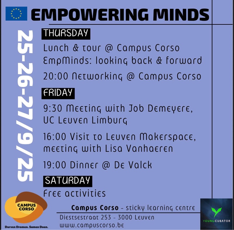 Empowering Minds Final Meeting in Leuven: Looking Back & Moving Forward